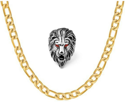 mattrachaya Brass, Stainless Steel Gold-plated, Sterling Silver Gold, Silver Jewellery Set(Pack of 2)