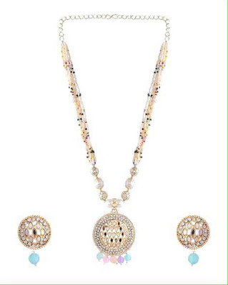 ZMS Alloy Gold-plated Gold Jewellery Set(Pack of 1)