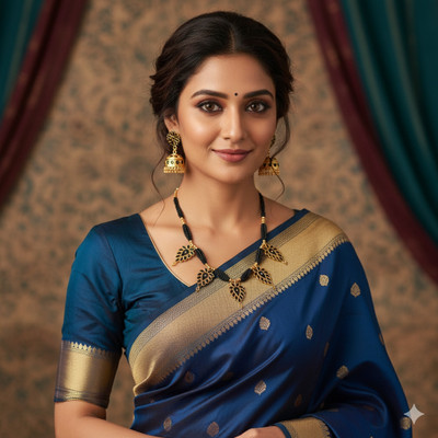 PC DEALER Copper Gold-plated Black Jewellery Set(Pack of 1)