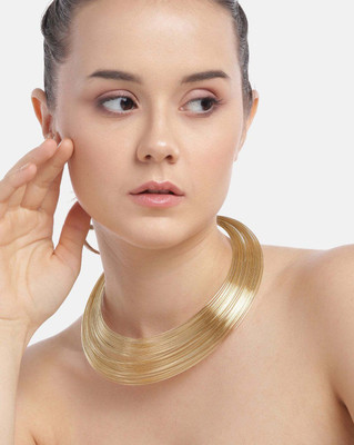 DAREBYGOLDENERA Stainless Steel Gold-plated Gold Jewellery Set(Pack of 1)