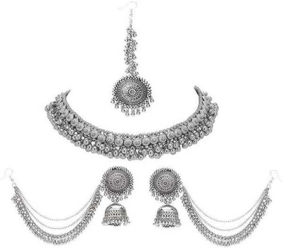 JMBW INTERNATIONAL Alloy Silver Jewellery Set(Pack of 1)