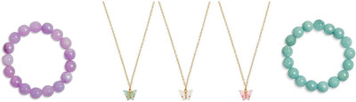 EnlightenMani Alloy Gold-plated Multicolor Jewellery Set(Pack of 5)