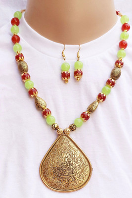 house of common Copper Gold-plated, Copper, Rhodium Multicolor Jewellery Set(Pack of 2)