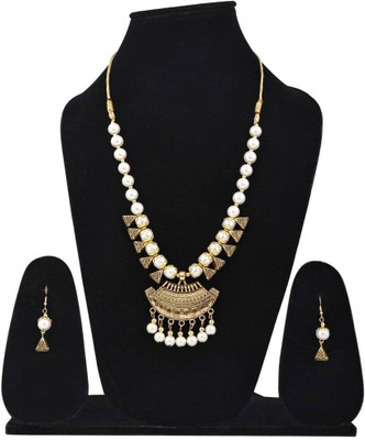 Opus Gems Alloy White Jewellery Set(Pack of 1)