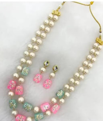 SatnamCreation Alloy Gold-plated Multicolor Jewellery Set(Pack of 1)