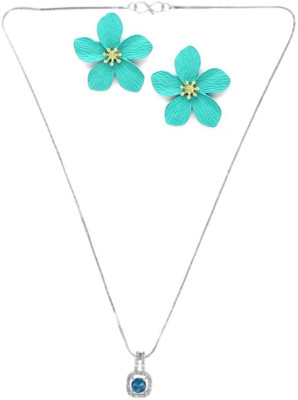 asthacollection Stone Blue, Blue Jewellery Set(Pack of 1)