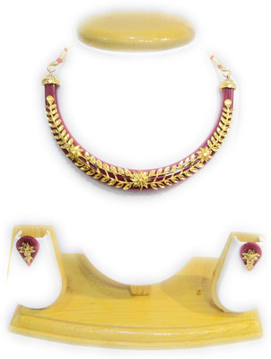Eureka Plastic Gold-plated Red, Rose Gold Jewellery Set(Pack of 1)