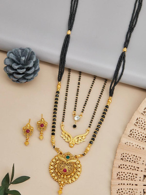 ANOUK Brass Gold-plated Multicolor Jewellery Set(Pack of 1)