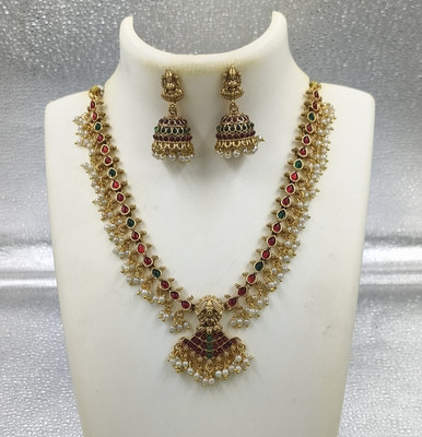 Joyful Alloy Gold-plated Multicolor Jewellery Set(Pack of 1)