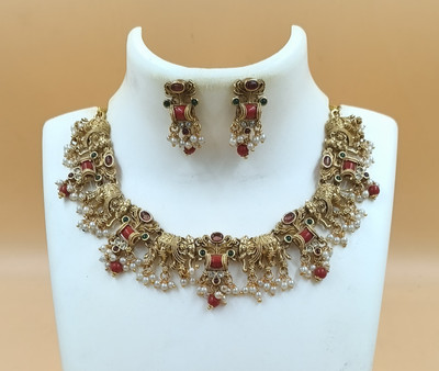 Joyful Alloy Gold-plated Multicolor Jewellery Set(Pack of 1)