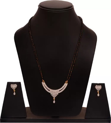 Opus Gems Alloy Black Jewellery Set(Pack of 1)
