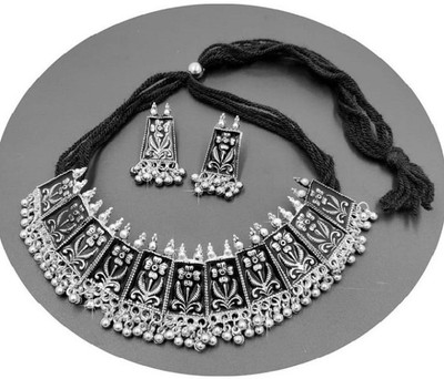 JMBW INTERNATIONAL Alloy Black Jewellery Set(Pack of 1)