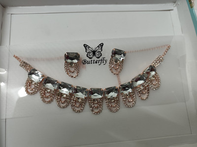 CHESTHA ONLINE STORE Brass Gold-plated Gold Jewellery Set(Pack of 1)
