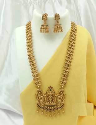 Shilpa Creation Alloy Gold Jewellery Set(Pack of 1)