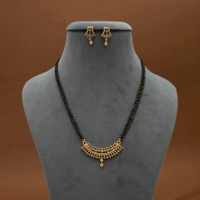 CLONEO Alloy Gold-plated White Jewellery Set(Pack of 3)