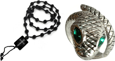 Dynamic Retail Global Dori, Alloy Black, Silver Jewellery Set(Pack of 1)