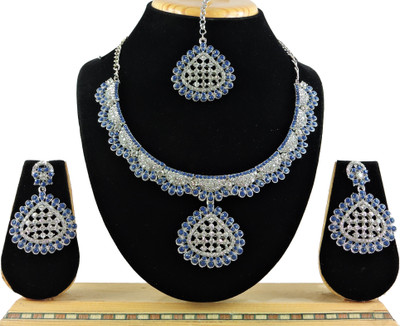 VATSALYA creation Alloy Blue Jewellery Set(Pack of 1)