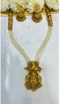 ROFARWORD Brass, Copper Gold-plated Gold Jewellery Set(Pack of 1)