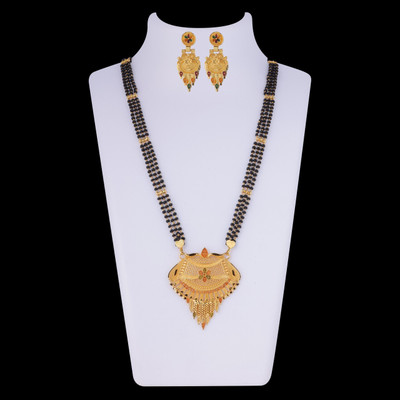 VEMISHTI Alloy Gold-plated Gold Jewellery Set(Pack of 1)