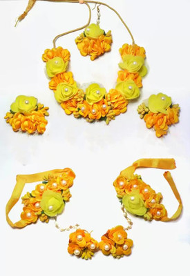 RUDRIKA Fabric Multicolor Jewellery Set(Pack of 1)