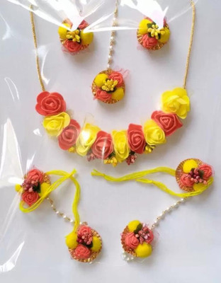 RUDRIKA Fabric Multicolor Jewellery Set(Pack of 1)