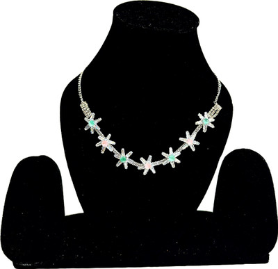V.V. Sons Brass, Alloy Sterling Silver Multicolor, Silver Jewellery Set(Pack of 1)