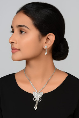 DesiMart Fashion Alloy Silver Silver Jewellery Set(Pack of 1)