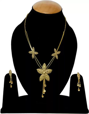 Bhagya Lakshmi Alloy Gold Jewellery Set(Pack of 1)