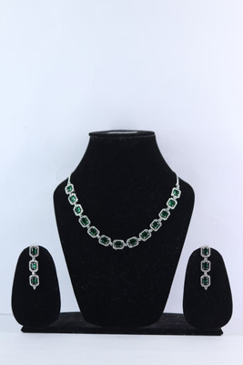 KAVISHA CREATION Alloy Green Jewellery Set(Pack of 1)
