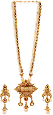 RUBANS Alloy Gold-plated Gold Jewellery Set(Pack of 1)