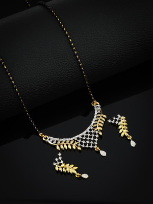 CLONEO Alloy Gold-plated White Jewellery Set(Pack of 3)