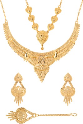YELLOW CHIMES Metal Gold-plated Gold Jewellery Set(Pack of 5)