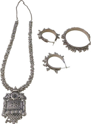JMBW INTERNATIONAL Oxidised Silver Sterling Silver Silver Jewellery Set(Pack of 3)