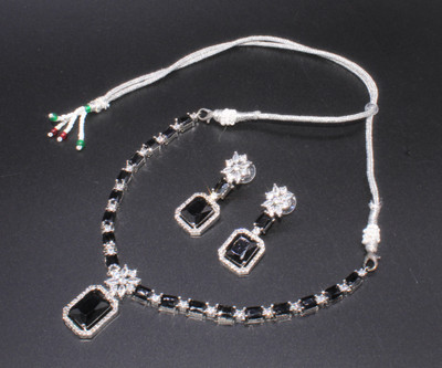 Uniquedezines Copper Silver Black Jewellery Set(Pack of 3)