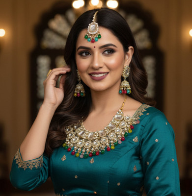 9nJewellers Alloy Rhodium Multicolor Jewellery Set(Pack of 1)