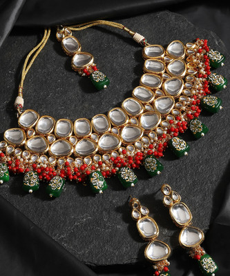 SOHI Alloy Gold-plated Multicolor Jewellery Set(Pack of 4)