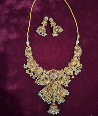 AGP Brass Brass Gold Jewellery Set(Pack of 1)