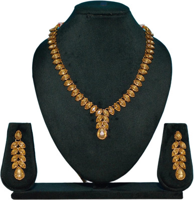 RAUNAK CREATION Alloy Gold-plated Gold Jewellery Set(Pack of 1)