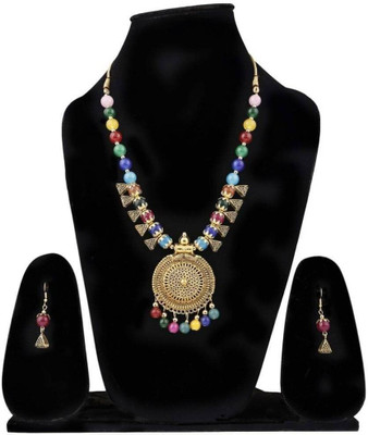 Opus Gems Alloy Multicolor Jewellery Set(Pack of 1)