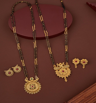 evashoppy Copper Gold-plated Gold Jewellery Set(Pack of 1)