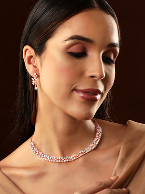 RUBANS Alloy Gold-plated Gold Jewellery Set(Pack of 1)
