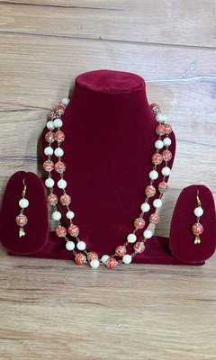 Lalimaa Alloy Red Jewellery Set(Pack of 1)