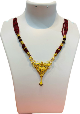 Soumi store Copper Gold-plated Gold Jewellery Set(Pack of 1)
