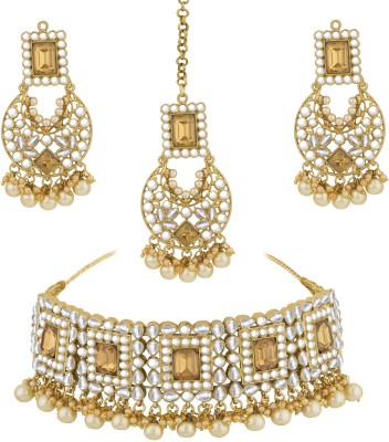 SPARGZ Alloy Gold-plated Gold Jewellery Set(Pack of 1)