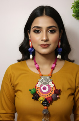 SR CREATION Alloy Multicolor Jewellery Set(Pack of 1)
