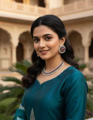 PARMESHWAR IMITATION Metal Gold-plated Red Jewellery Set(Pack of 1)