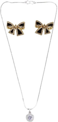 SRK Fashions Alloy White, Black Jewellery Set(Pack of 1)