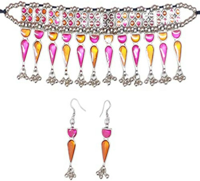 Pujvi Alloy Multicolor Jewellery Set(Pack of 1)