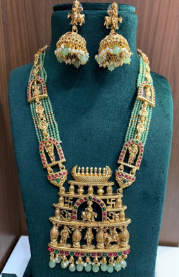 RIENTA JWL Alloy Gold Jewellery Set(Pack of 1)