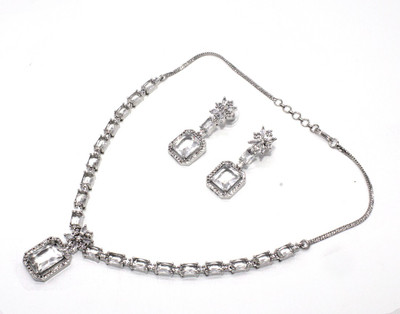 BELLACRAZE Copper Silver White Jewellery Set(Pack of 3)